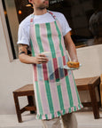 Tarta Gelatina - Long Striped Apron