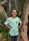 Clothing the Gaps - Kids Resistance Tee - Aqua