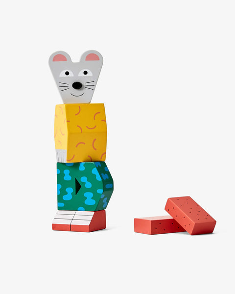 Areaware - Block Party Mouse By Andy Rementer