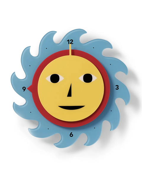 Areaware x Dusen Dusen - Everybody Clock - Blue / Red / Yellow