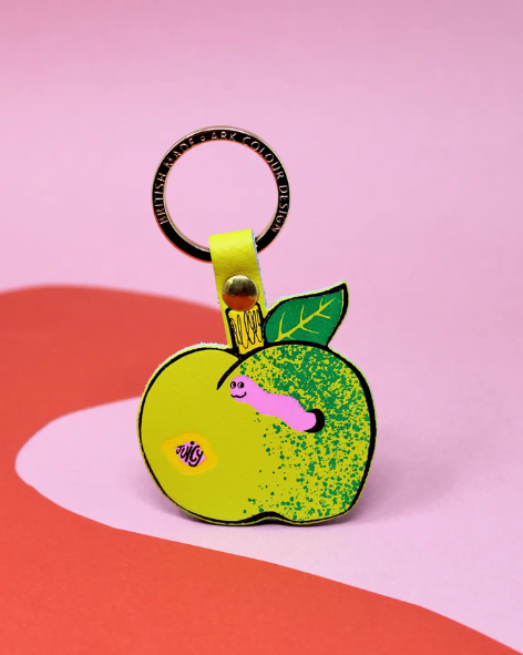 Ark - Juicy Apple Keyring - Apple Green
