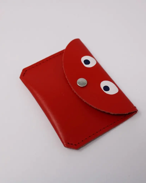 Ark - Mini Money Googly Eye Purse - Red