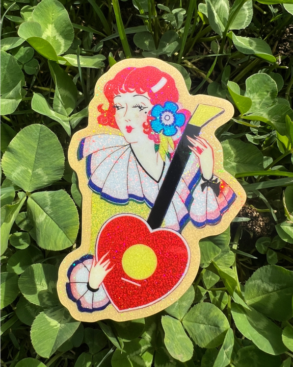 Astral Weekend - Ruby Guitar Sticker