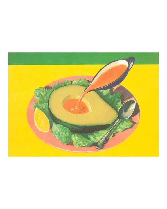 Found Image Press - Avocado with French Dressing Postcard