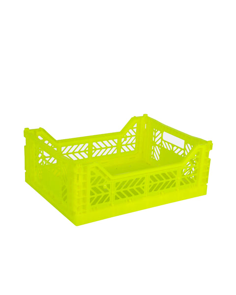 AyKasa - Midi Crate - Neon Yellow