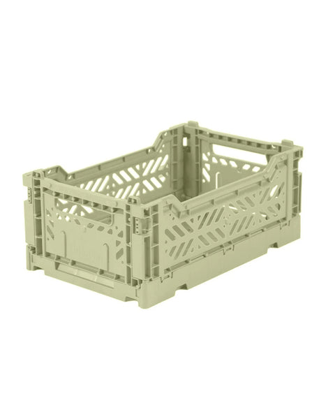 Ay-Kasa Foldable Crates - Mini - Lime Cream