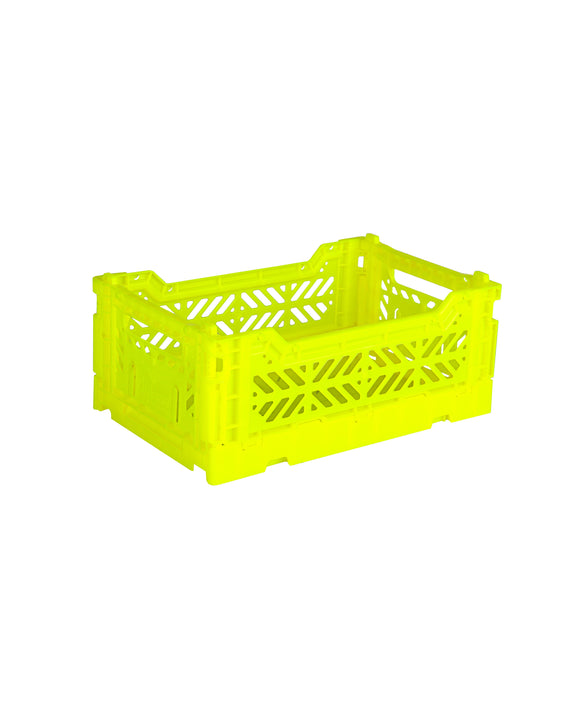 AyKasa - Mini Crate - Neon Yellow