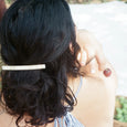Hey Ricochet - Extra Long Barrette - Shell