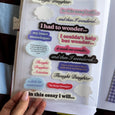 Martina's Tiny Store - Thought Daughter Stickersheet