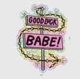 Alex Luciano - Good Luck Babe! Glitter Sticker