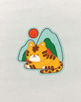 Natamori - Mountain Tiger - Kiss Cut Vinyl Sticker