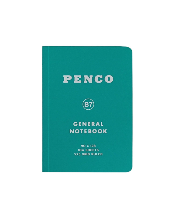 PENCO - General Notebook - Grid - B7 - Green
