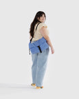 Baggu - Nylon Messenger Bag - Pansy Blue