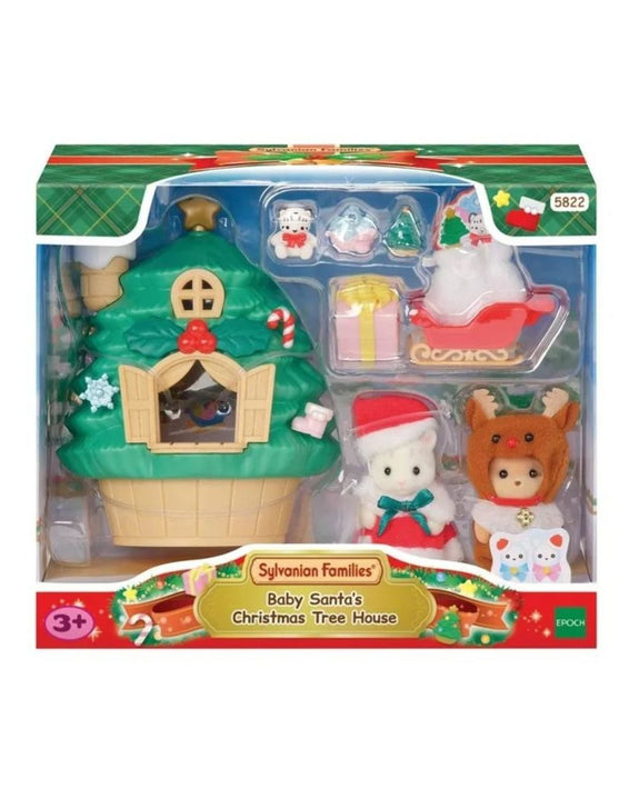 Sylvanian Families - Baby Santa's Christmas Tree House