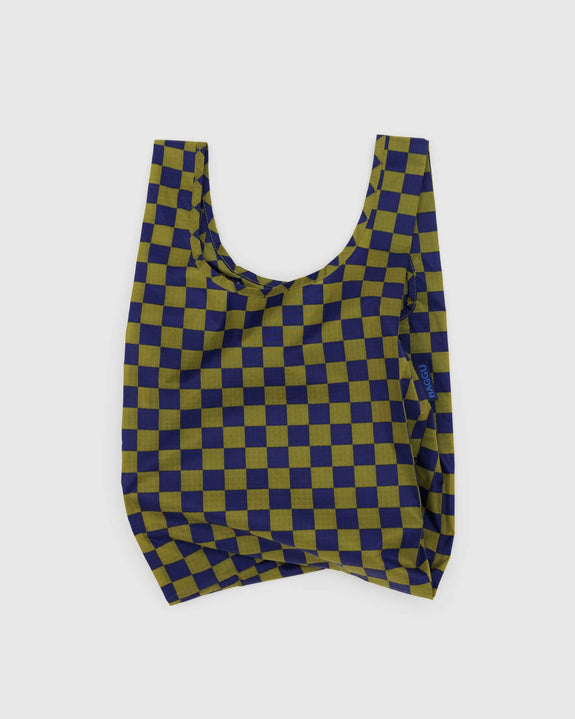 Baby Baggu - Pear and Navy Check