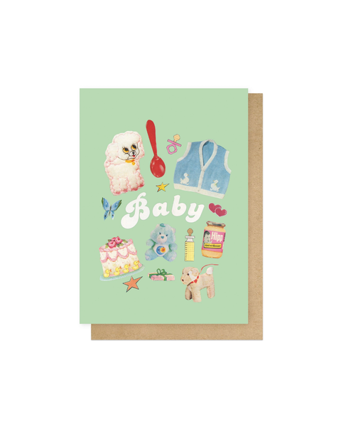 East End Prints - Baby Greetings Card