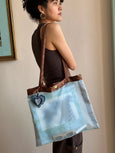 Room Shop - Veronica Tote Bag - Sky Blue
