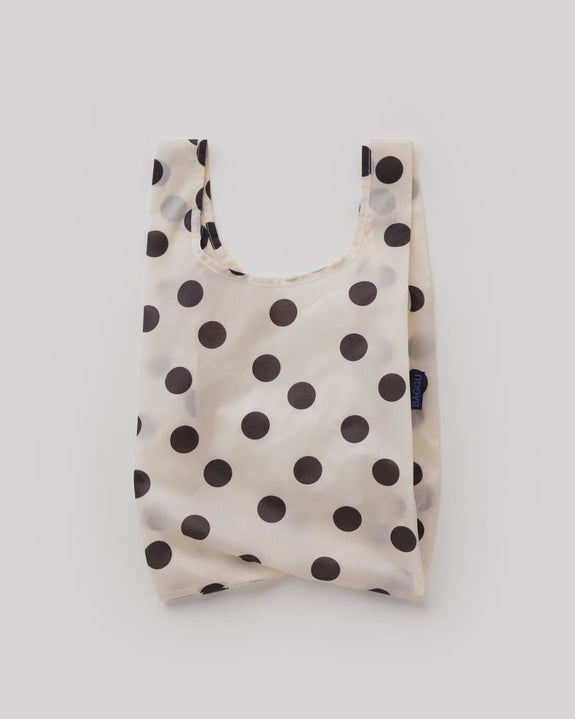 Baby Baggu - Cream and Black Polka Dot
