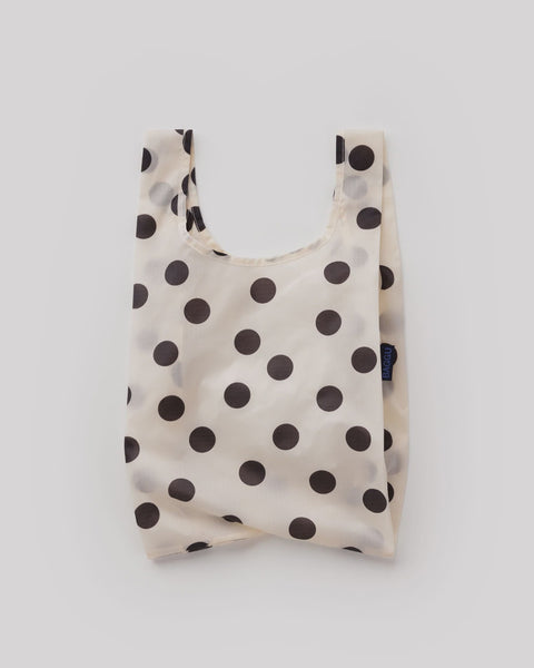 Baby Baggu - Cream and Black Polka Dot