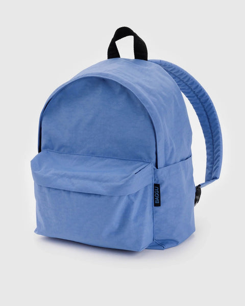 Baggu - Medium Nylon Backpack - Pansy Blue