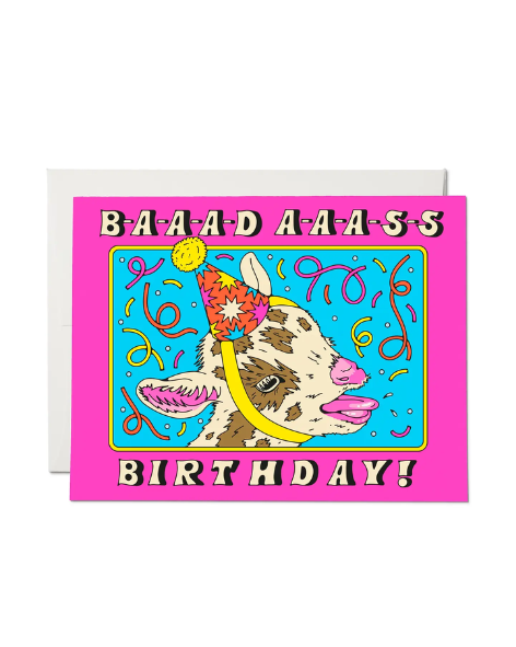 Red Cap Cards - Bad Ass Birthday Greeting Card