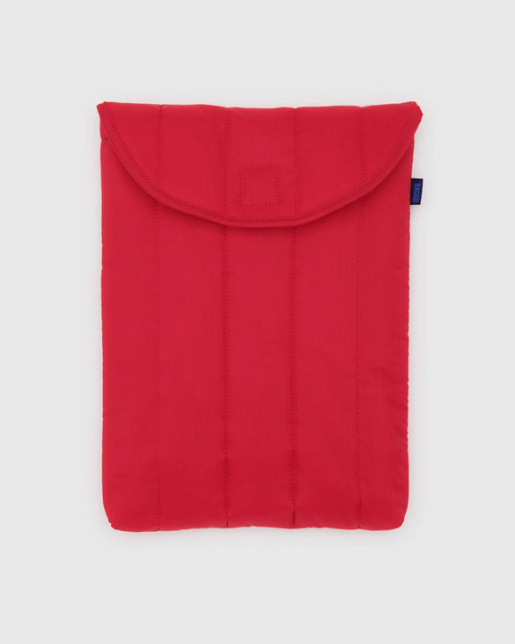 Baggu - Puffy Laptop Sleeve - 13/14 inch - Candy Apple