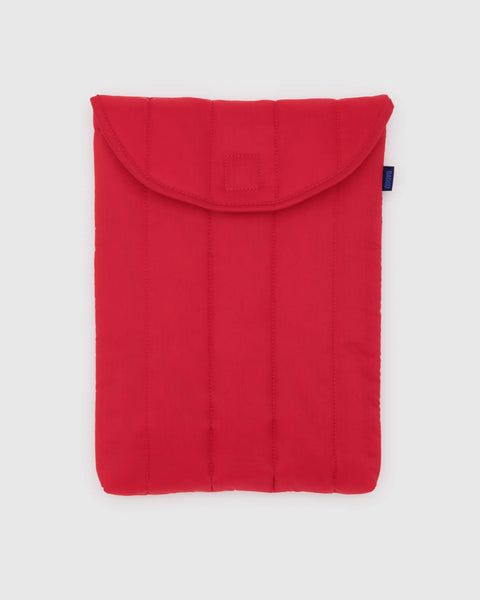 Baggu - Puffy Laptop Sleeve - 13/14 inch - Candy Apple