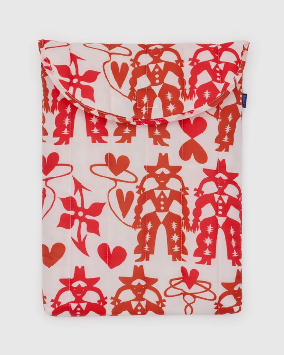 Baggu - Puffy Laptop Sleeve - 16 Inch - Cowgirl