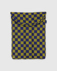 Baggu - Puffy Laptop Sleeve - 13/14 inch - Pear Navy Check