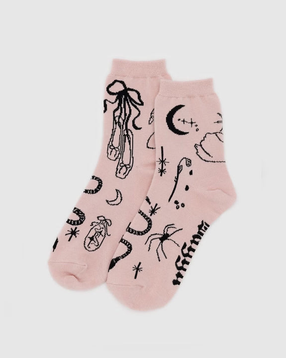 Baggu - Crew Sock - Ballet Icons