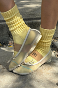 Le Bon Shoppe - Ballet Socks - Pale Yellow