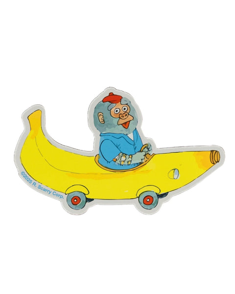 Three Potato Four X Richard Scarry® - Banana Car Magnet