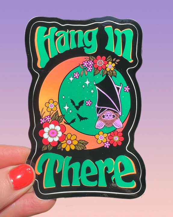 Astral Weekend - Hang in There Bat Sticker