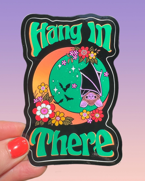 Astral Weekend - Hang in There Bat Sticker