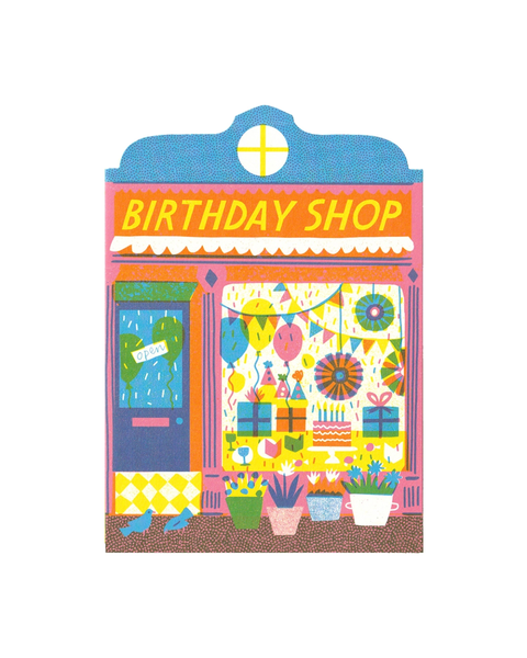 The Printed Peanut - Birthday Shop Card