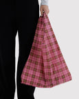 Baggu - Standard - Azalea Pink Tartan