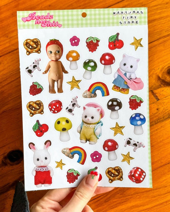 Martina's Tiny Store - Beadz Stickersheet