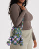 Baggu - Bear Bag - Green Star Plaid