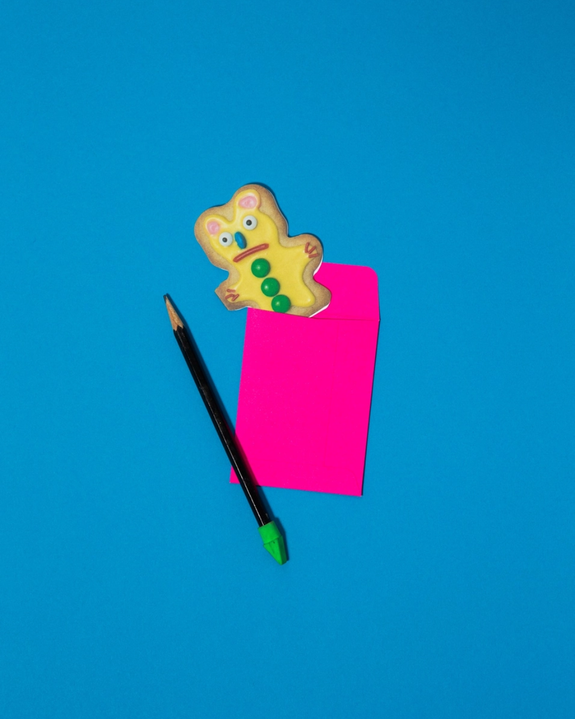 Gentle Thrills - Bear Cookie - Mini Card