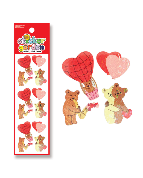 Sticker Garden - Love Is in the Air Bears Stickers