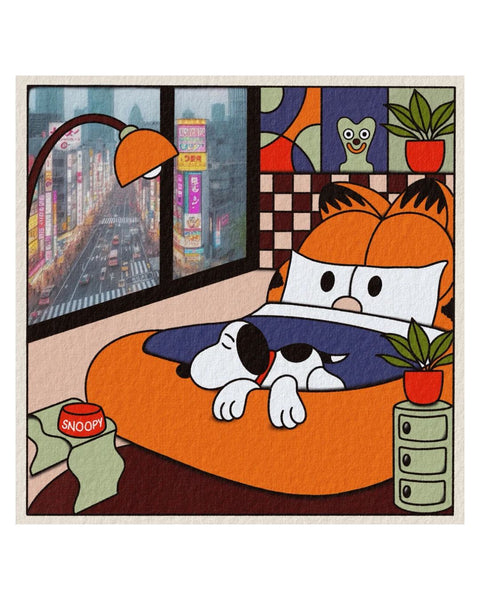 Stacey Ann - Print - Snoopys Bootleg Bedroom in Tokyo