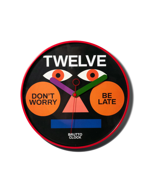 Brutto - Be Late Wall Clock