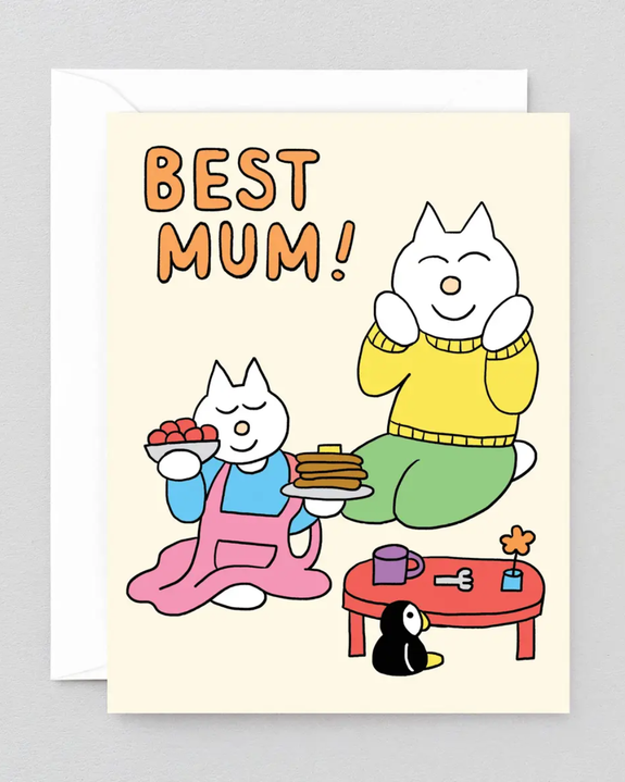 Wrap - Best Mum! Greeting Card