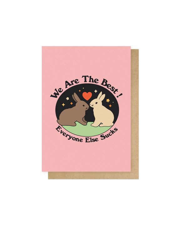 East End Prints - We Are the Best Greetings Card