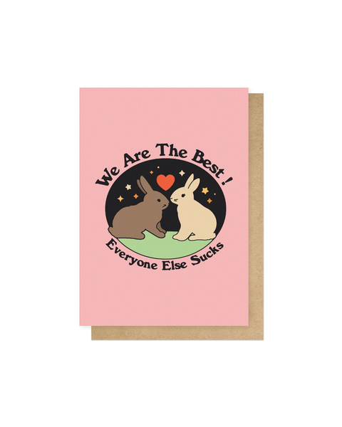 East End Prints - We Are the Best Greetings Card