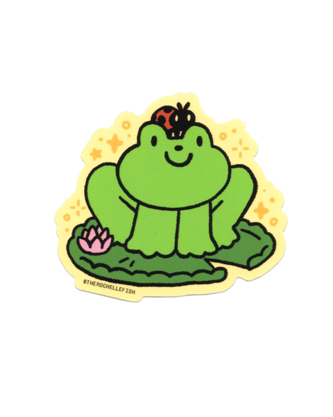 Rochelle Oh - Best Buds - Flake Vinyl Sticker