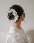 Juniq Scrunchies - Betty Gingham - Black