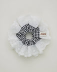 Juniq Scrunchies - Betty Gingham - Black