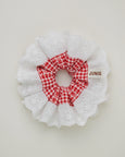 Juniq Scrunchies - Betty Gingham - Red