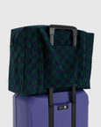 Baggu - Carry On Cloud Bag - Navy Green Check